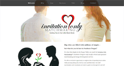 Desktop Screenshot of invitationonlymatchmaking.com